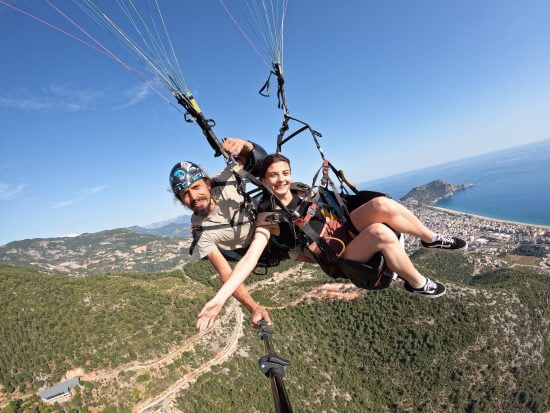 tandem paragliding